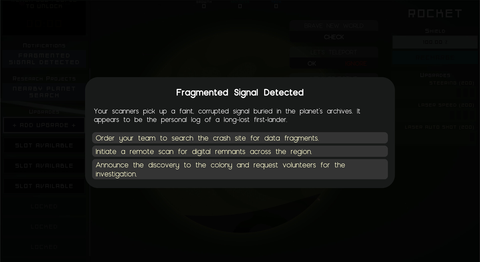 ORBITAL Demo Screenshot 2