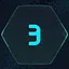 3 level icon