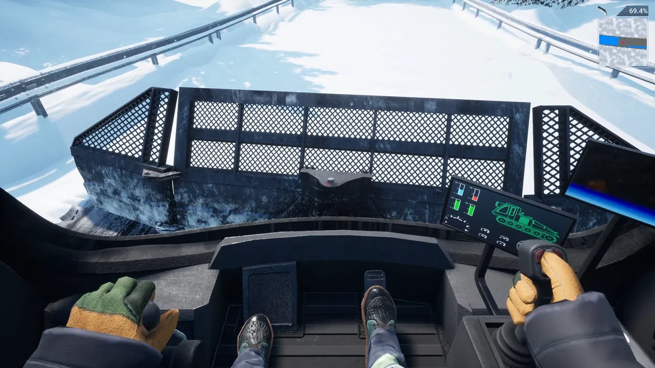 Snow Plowing Simulator - Ski Resort DLC Screenshot 1