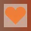 Basic Orange Hearts Collector icon