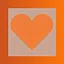 Lit Orange Hearts Collector icon