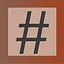 Basic Hastag GOAT icon