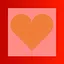 Fire Orange Hearts Collector icon