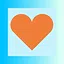 Iconic Orange Hearts Collector icon