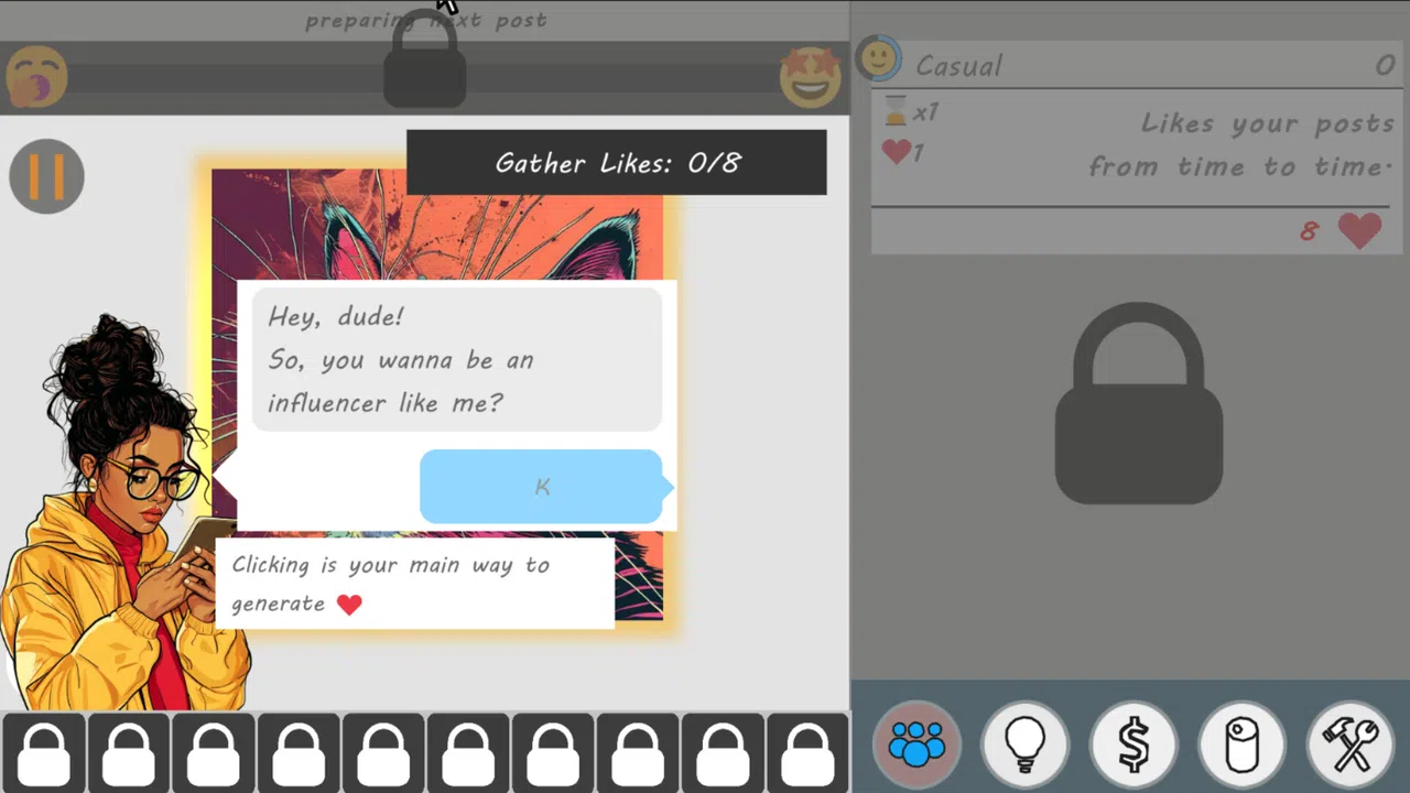 Influencer Simulator 25 Demo Screenshot 3