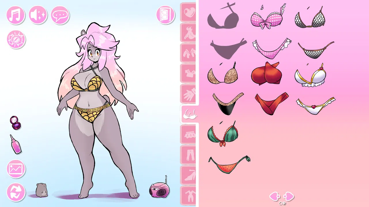 Dress-Up With Helene: Deluxe! - Bikini variety Pack DLC Screenshot 0