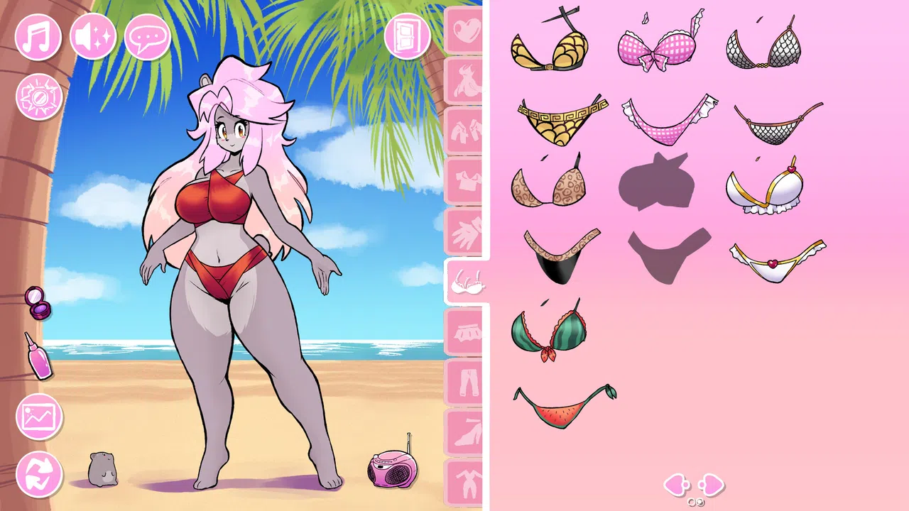 Dress-Up With Helene: Deluxe! - Bikini variety Pack DLC Screenshot 1