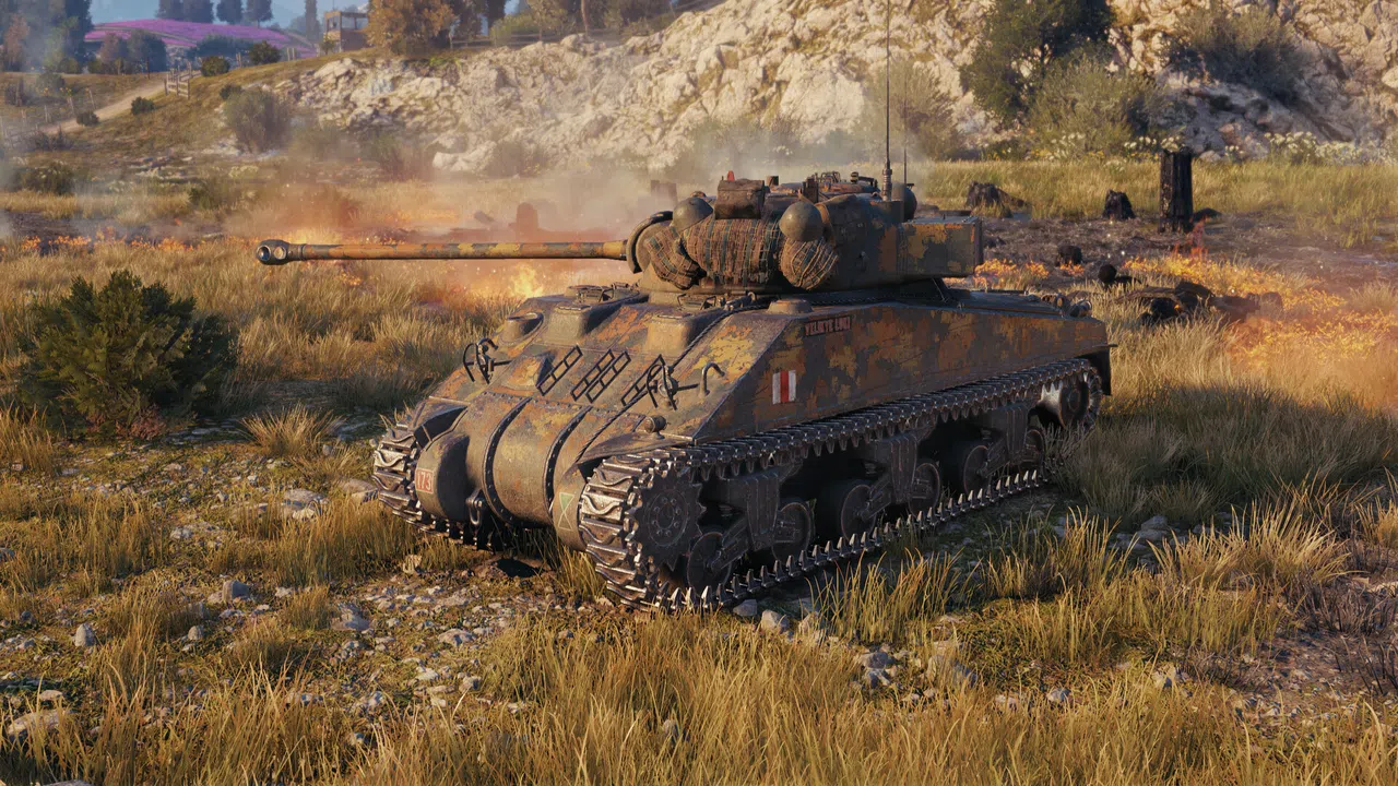 World of Tanks — Sherman VC Firefly Pack (VI British Medium Tank) Screenshot 5