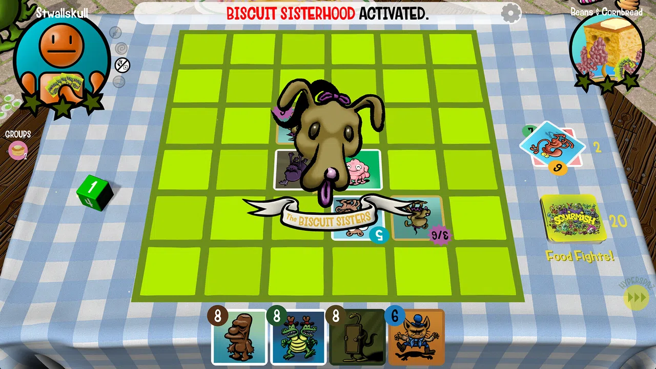 Squirmish: Biscuit Sisters vs. Gravy Brothers 24-Card Booster Set Screenshot 2