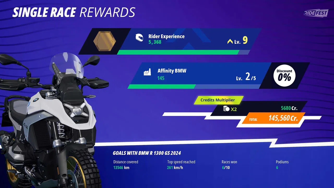 RIDE 6 - Credits Multiplier Screenshot 2