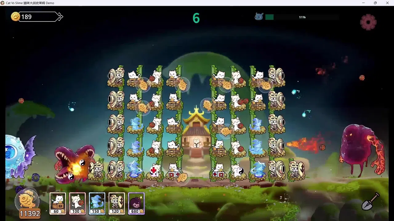Cat Vs Slime 猫咪大战史莱姆 Screenshot 1