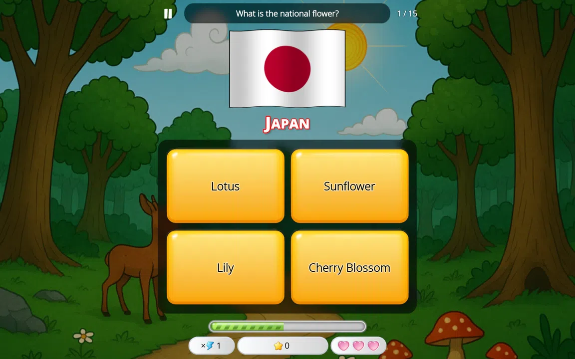 World Capitals Quizzer - Symbols Mode Screenshot 0