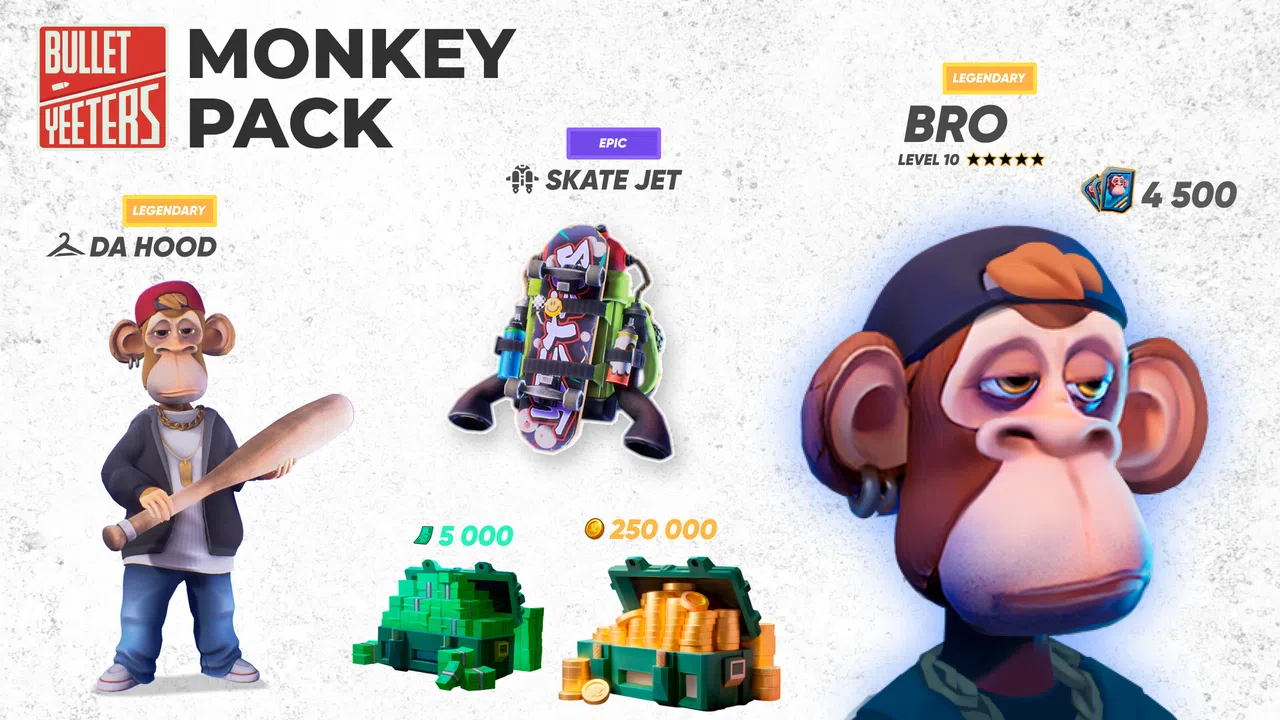 Bullet Yeeters - Monkey pack Screenshot 0