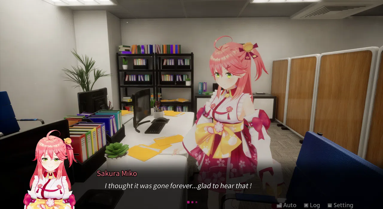 Holo ADV: SakuraSingularity.exe Demo Screenshot 5