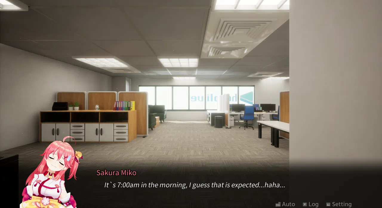 Holo ADV: SakuraSingularity.exe Demo Screenshot 4