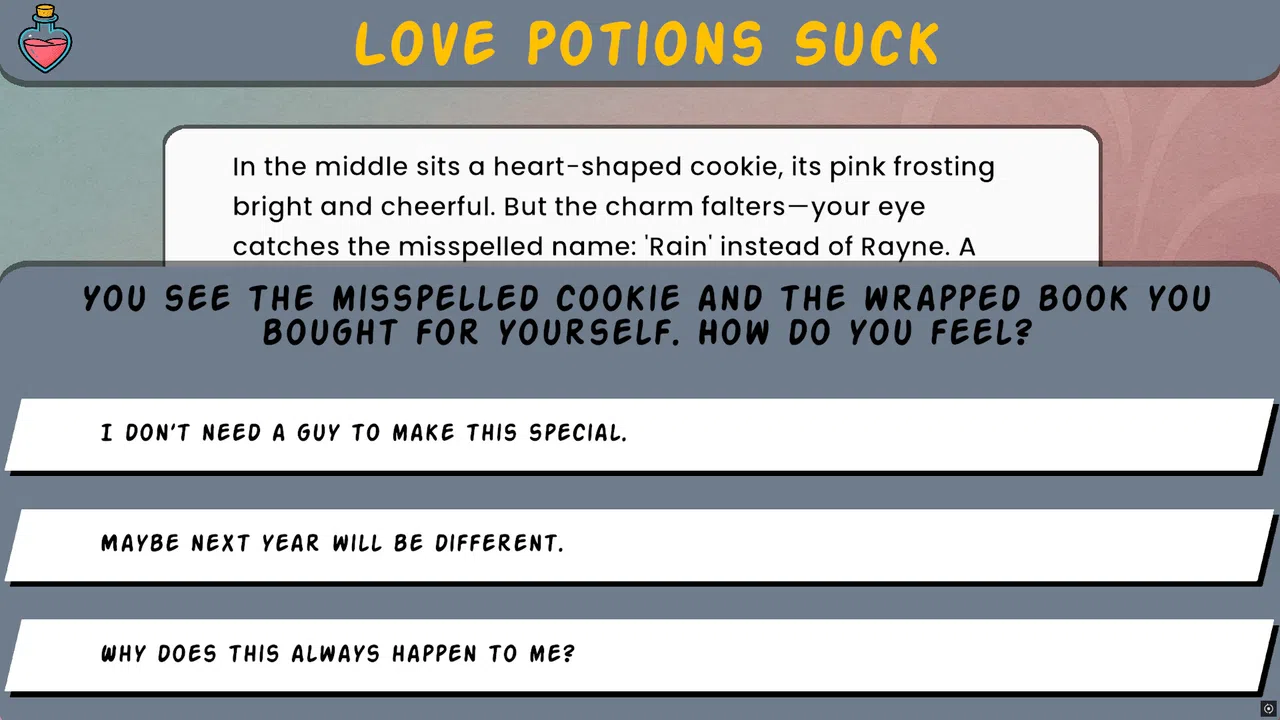Love Potions Suck: A Text Romance Screenshot 2