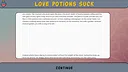 Love Potions Suck: A Text Romance Screenshot 4