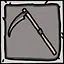 A scythe icon