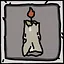 A candle icon