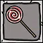 A lollipop icon