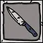 A knife icon