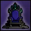Royal throne icon