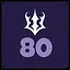 Reach level 80 icon