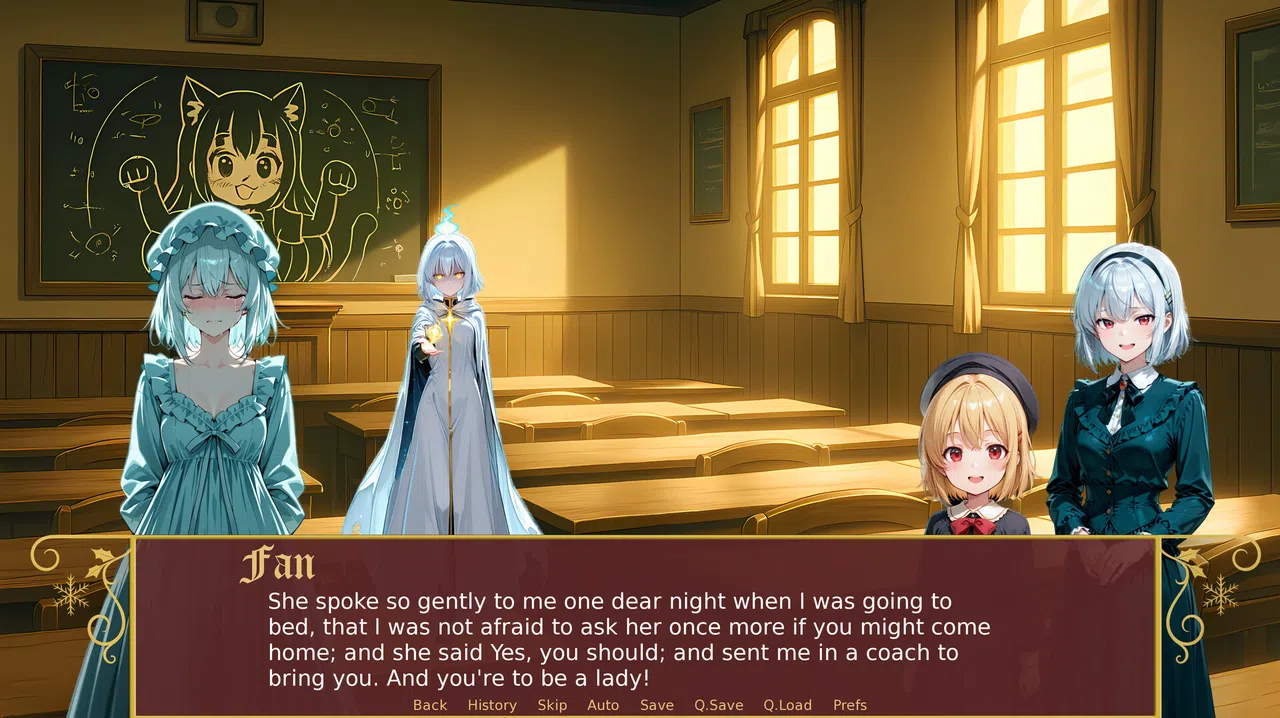A Christmas Carol: But With Anime Girls Screenshot 5