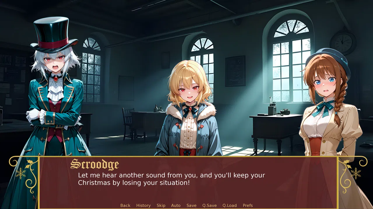 A Christmas Carol: But With Anime Girls Screenshot 2