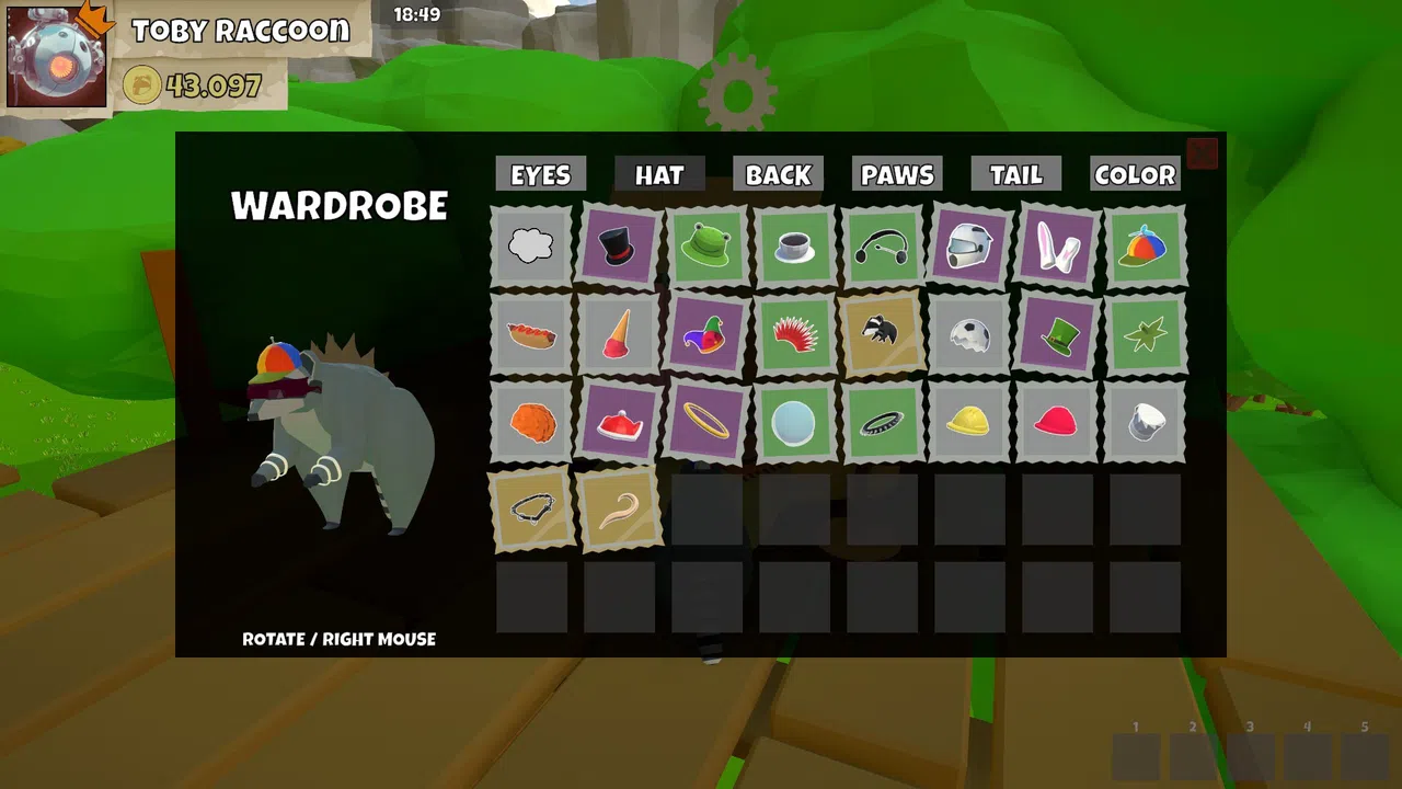 Jumbling Raccoons Demo Screenshot 3