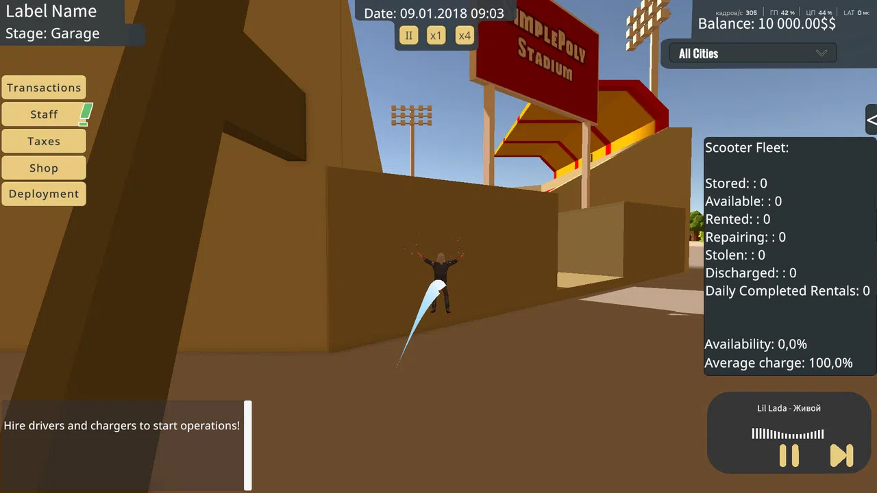Kicksharing Tycoon Screenshot 1