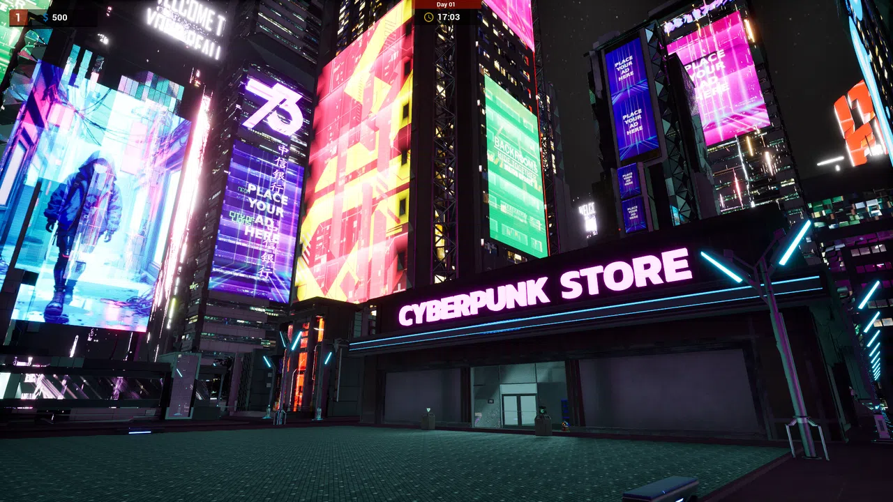 Cyberpunk Store Simulator Screenshot 2