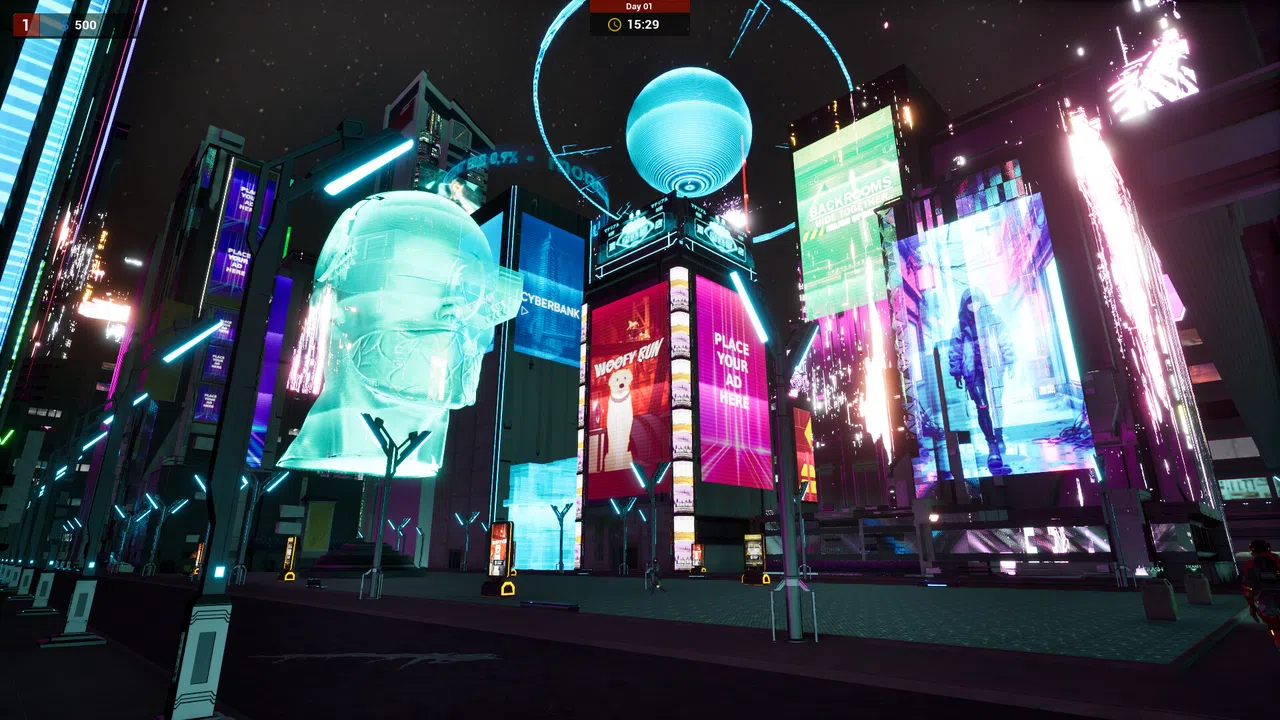 Cyberpunk Store Simulator Screenshot 1