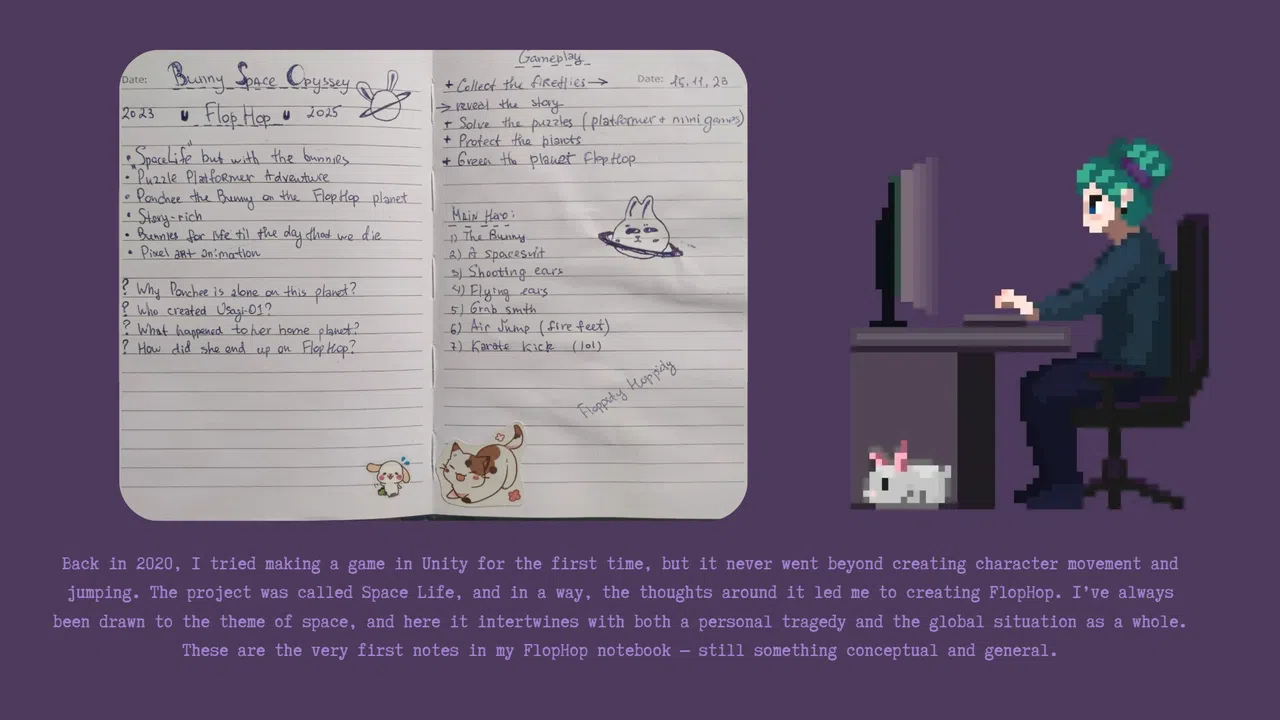 Bunny Space Odyssey: FlopHop Artbook Screenshot 3
