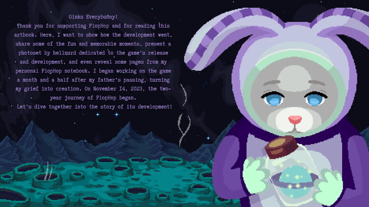 Bunny Space Odyssey: FlopHop Artbook Screenshot 1