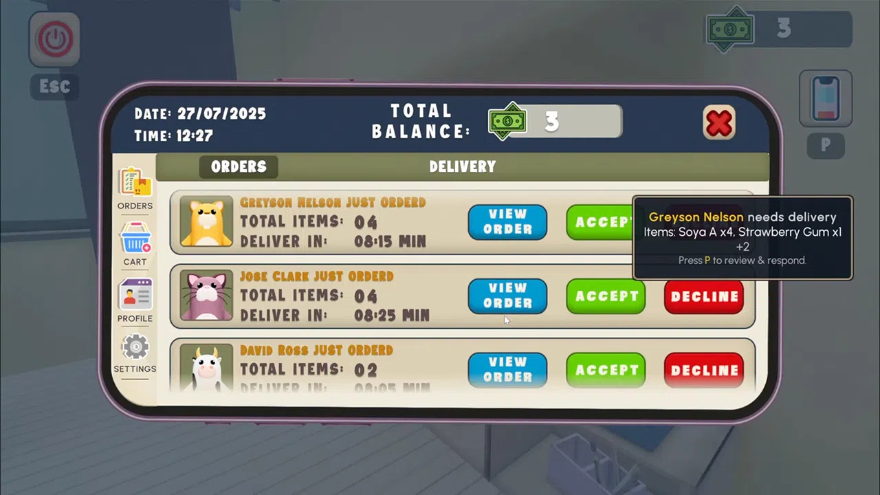 Delive R us Demo Screenshot 0