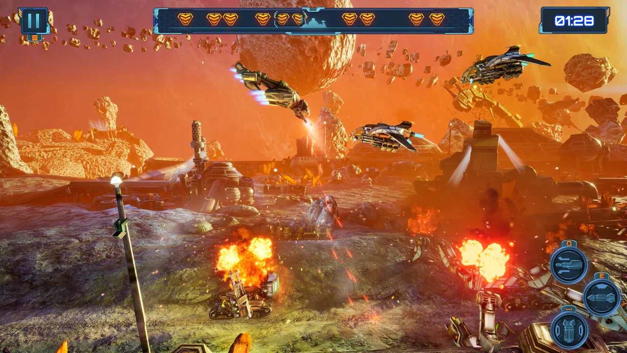 Red Siren: Space Defense Screenshot 11