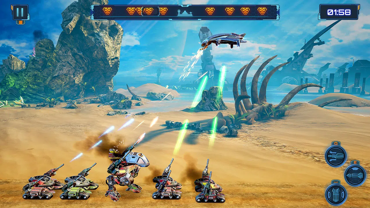 Red Siren: Space Defense Screenshot 3