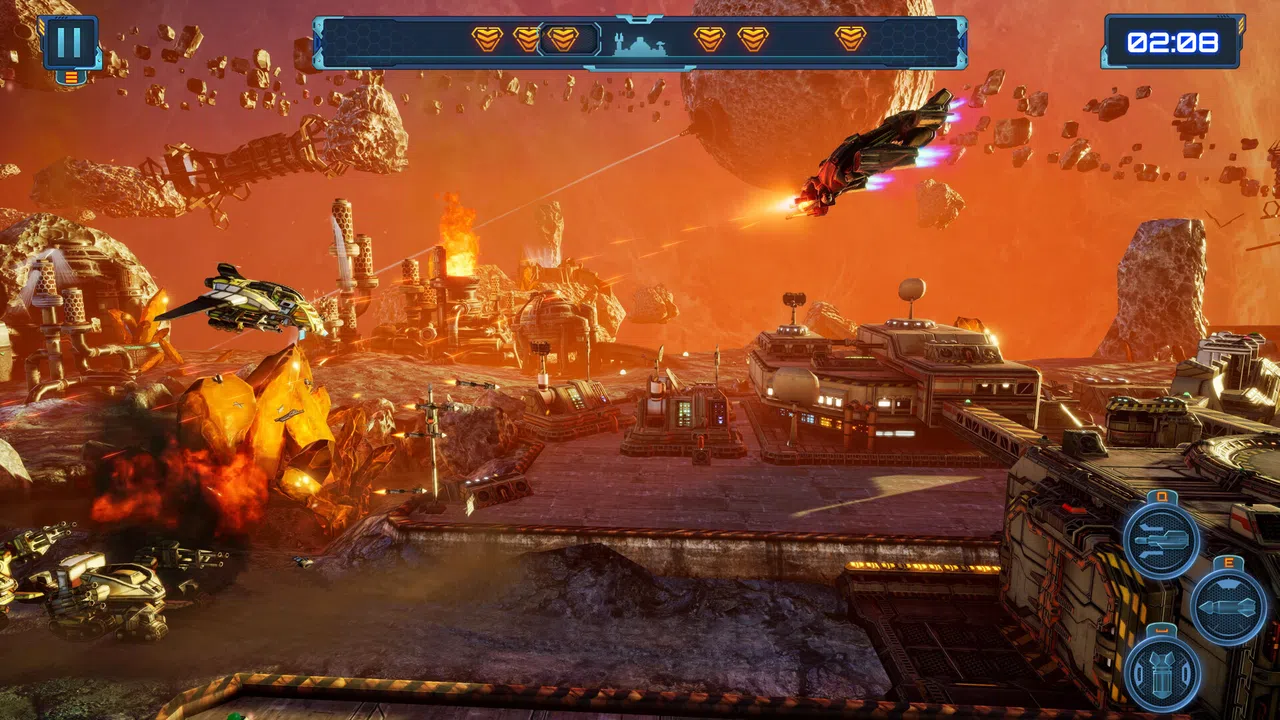 Red Siren: Space Defense Screenshot 1