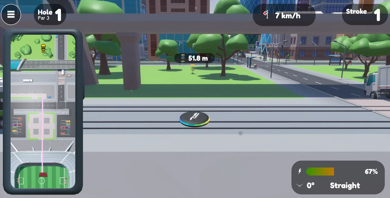 Disc Golf City Demo Screenshot 0