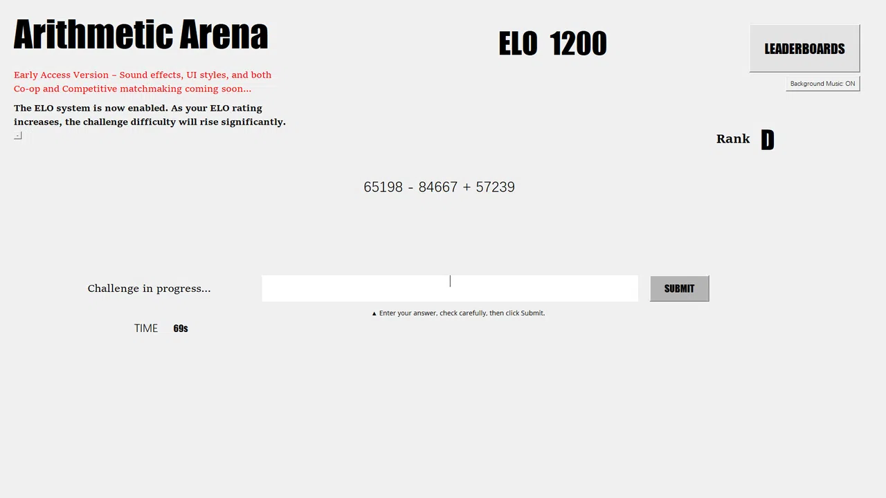 Arithmetic Arena Screenshot 5