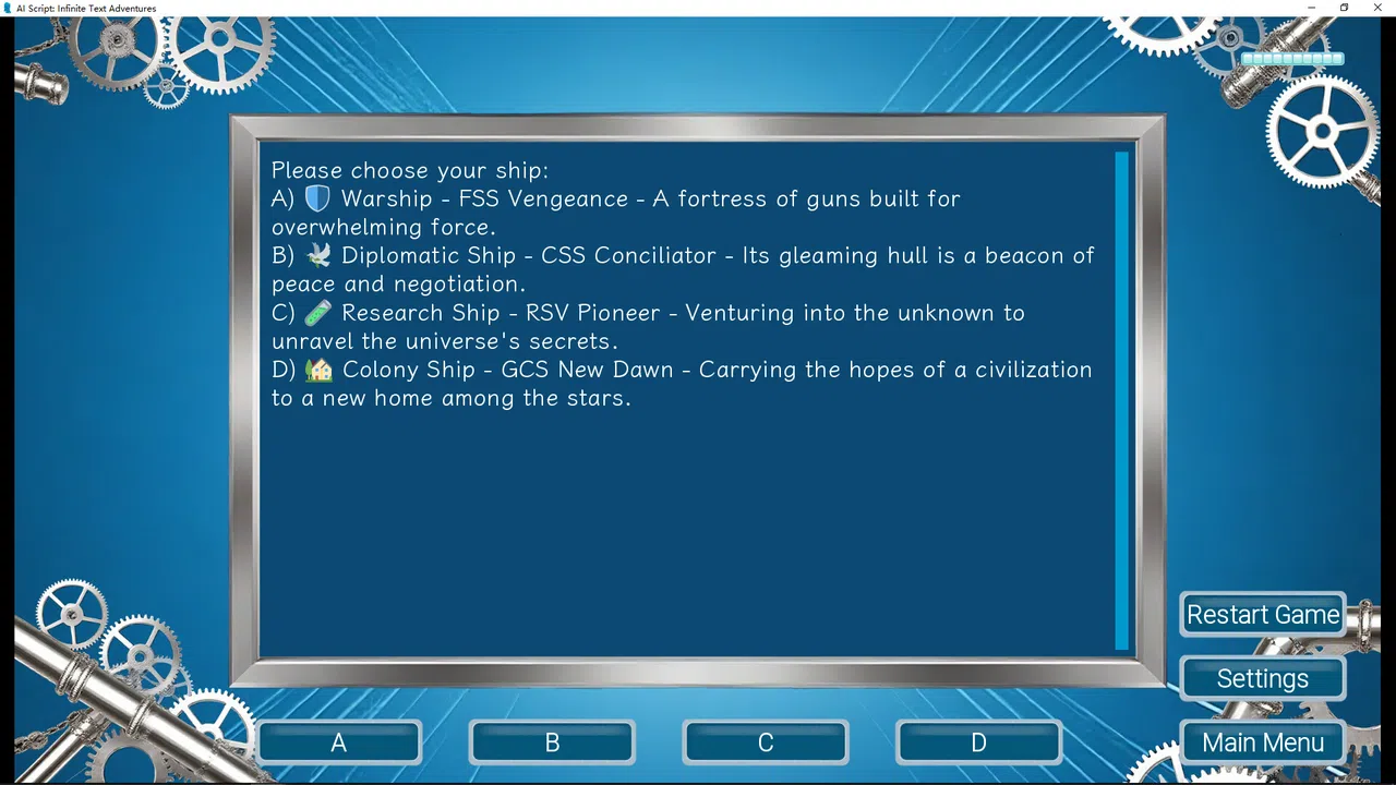 AI Script: Infinite Text Adventures Screenshot 3