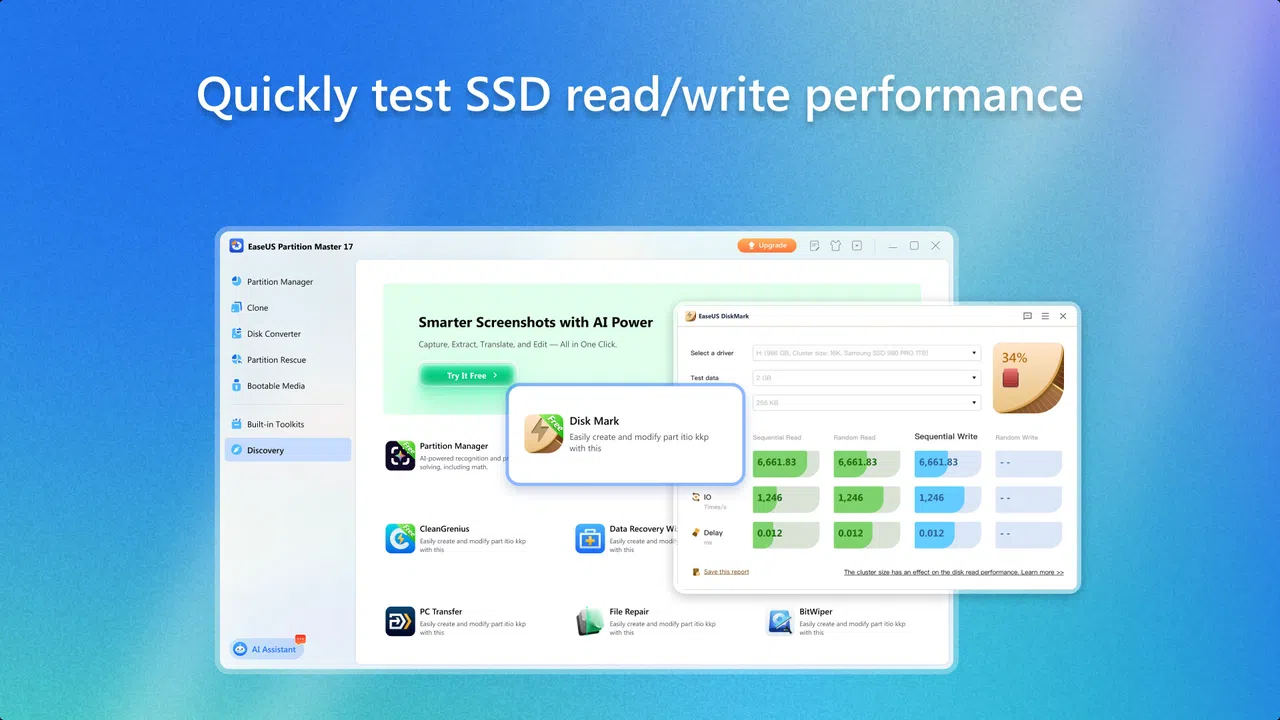 EaseUS Partition Master Screenshot 2