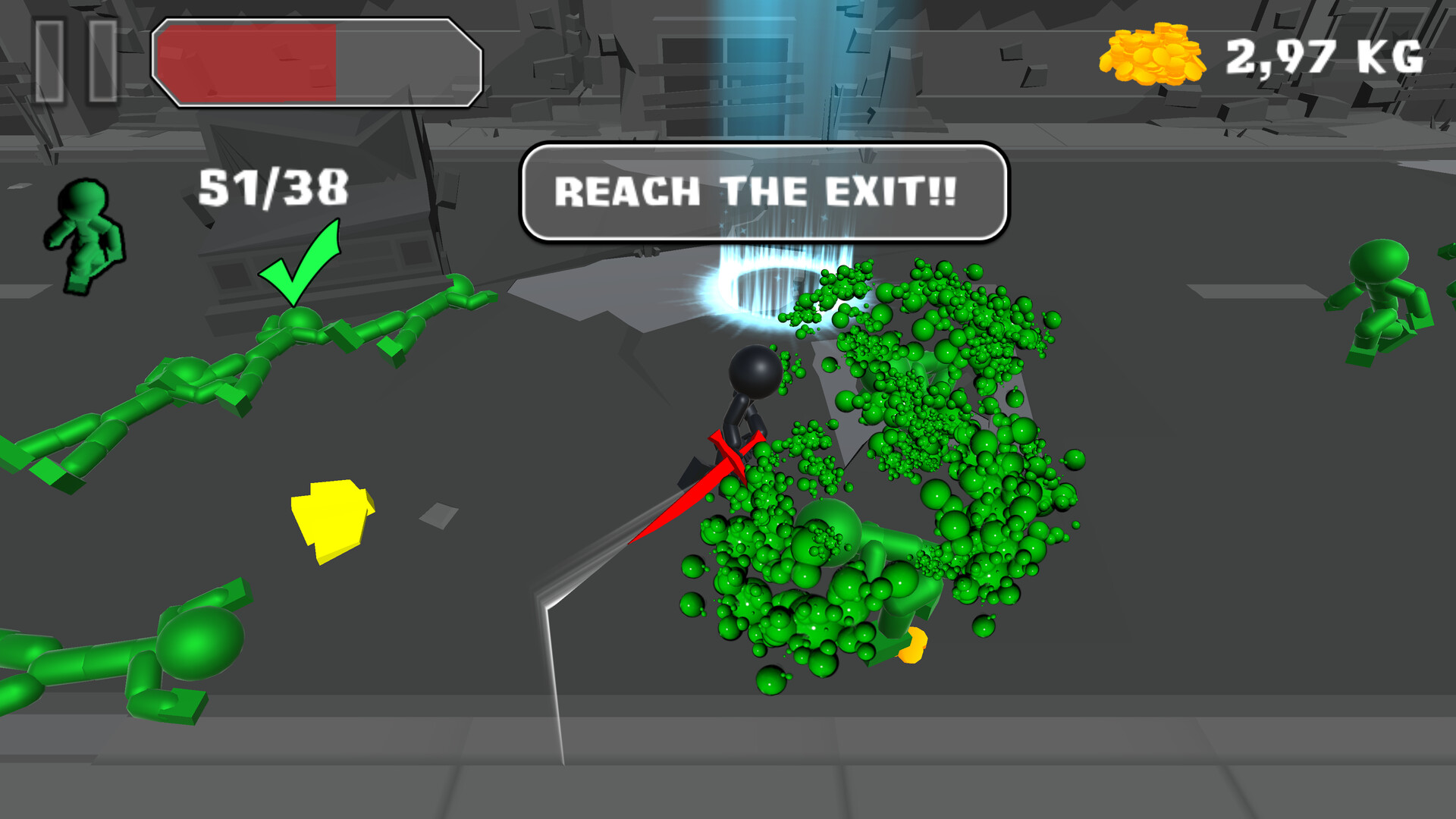 Stickman Killing Zombie Screenshot 14