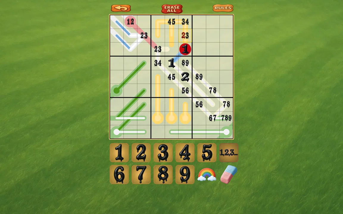 Mr Toffee's Slow-Thermo Sudoku Puzzles Screenshot 8