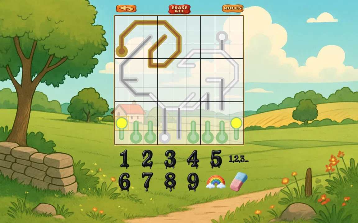 Mr Toffee's Slow-Thermo Sudoku Puzzles Screenshot 7