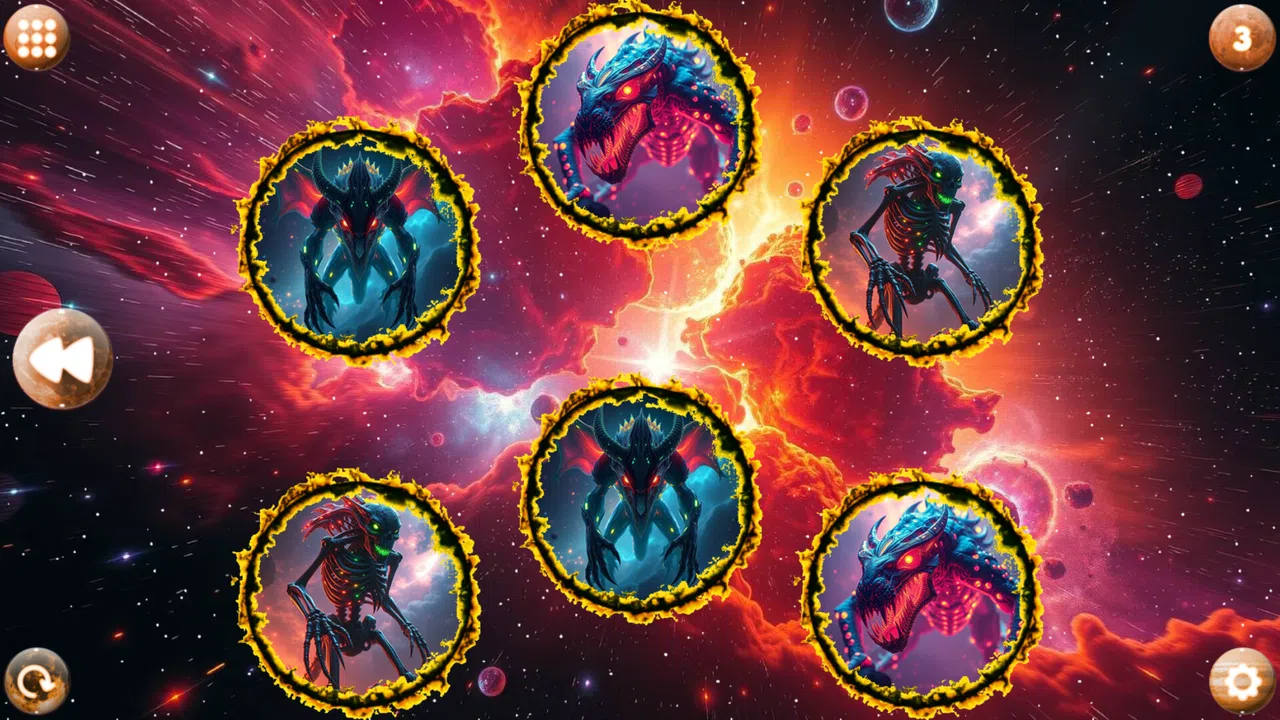 Space Memory: Monsters Screenshot 1