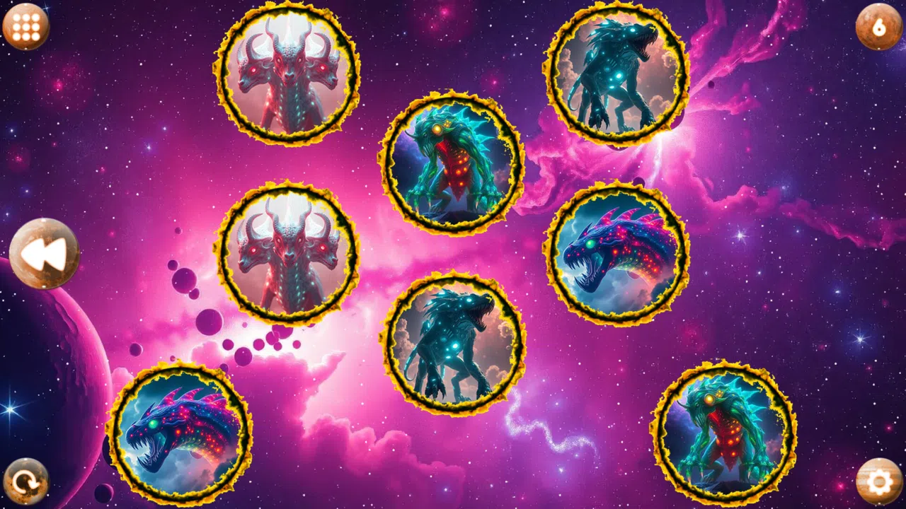 Space Memory: Monsters Screenshot 2