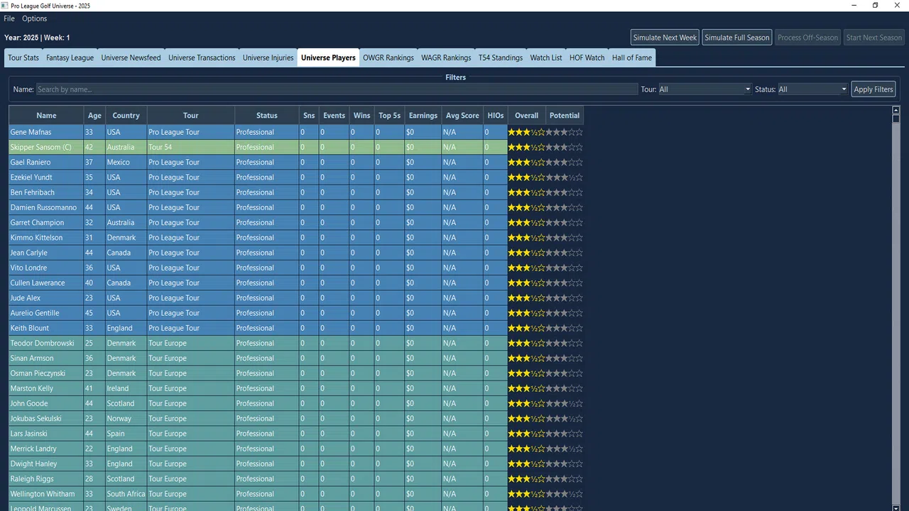 Pro League Golf Simulator Screenshot 3