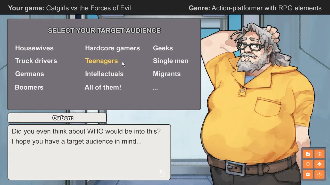 GABEN: Elevator Pitch Simulator Screenshot 1